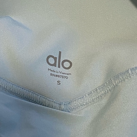 Alo Yoga Grand Slam Pleated Tennis Skirt in Chalk Light Blue Size Small - Picture 6 of 7